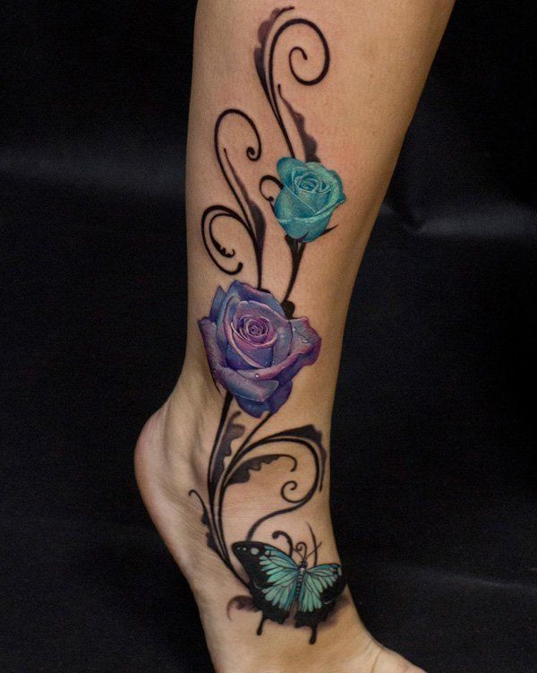 25+ Feminine Lower Leg Tattoos For Females