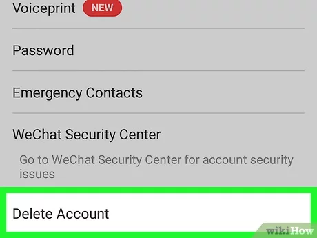 How to Delete WeChat Account