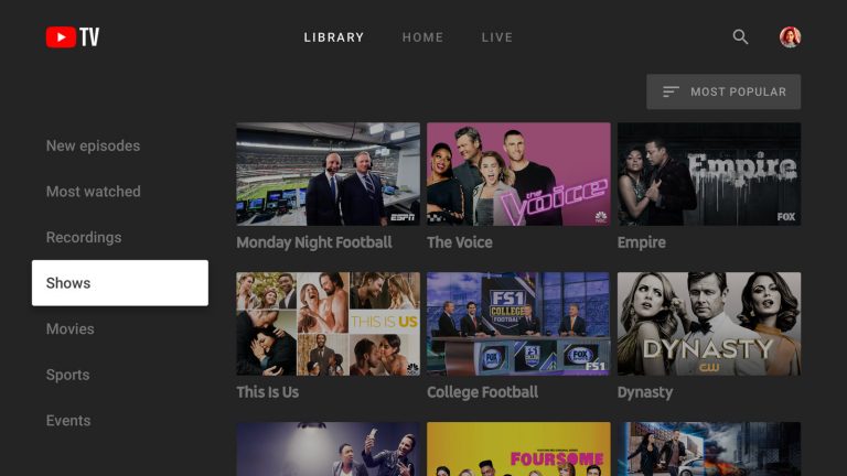 How to Delete Shows From YouTube TV Library