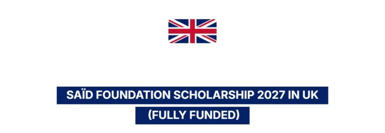 Said Foundation Scholarship